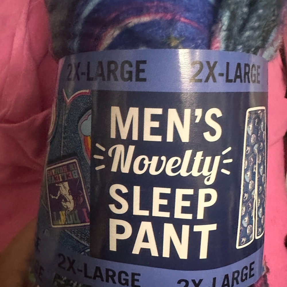 Men's Novelty Sleep Pant - Blue